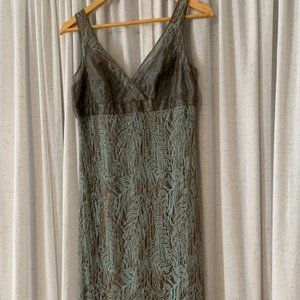 NWOT Carmen Marc Valvo Beaded Formal Dress